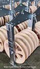 Einzelnes Antriebsscheiben-Nylonrad zusammengerollter Leiter Stringing Blocks Durchmessers 660mm