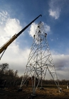 Winkeleisen-Electric Power-Turm 132KV OHTL Standort galvanisierter