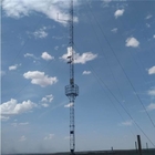 15 - 80m Höhe galvanisierte mit Beinen versehenen Röhrenstahlturm 3 für Telekommunikation