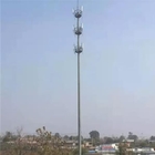 Haltbare 10 - ragen Monopole Telekommunikation 750KV genehmigtes ASTM hoch