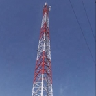 Telekommunikations-3 Stahlturm galvanisierte der Bein-eckigen 330KV mit heißem Bad Klammern