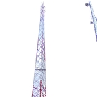 Telekommunikations-3 Stahlturm galvanisierte der Bein-eckigen 330KV mit heißem Bad Klammern
