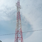 Stahlturm Sst eckiger Telekommunikations-10meter galvanisiert mit Luftfahrt-Licht