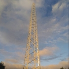 Eckige 100m Telekommunikations-Stahlturm Fernsehen mit dem heißen Bad galvanisiert