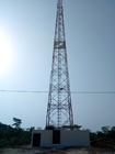 Telekommunikations-Turm der Antennen-110KV galvanisierte eckige Stahlradar-Struktur