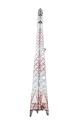 Telekommunikations-4 Stahlturm galvanisierte der Bein-eckigen 90meters