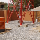 10 Meter G-/Mtelekommunikations-Gittermast-Strom-