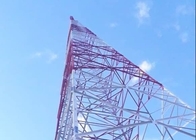 Telekommunikations-Turm der Antennen-110KV galvanisierte eckige Stahlradar-Struktur