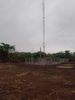 Telekommunikations-Stahl galvanisierte Guyed-Turm mit Klammern und Blitzableiter