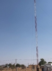 Guyed-Mast-Gitter-Telekommunikations-Stahlturm mit galvanisierten 72m 92m