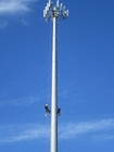 Galvanisiertes Stahl-Q355 Q245 Material Guyed-Mast-Pole-Turm-
