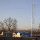 Galvanisierter Monopole Stahlturm mit Luftfahrt beleuchtet elektrisches