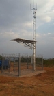 Monopole Mikrowellen-Antennen-Radio- Turm galvanisierte Stahl-Q345