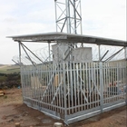 Gitter-Art Farben-Ausrüstungs-Stahlturm benutzt für Kommunikation
