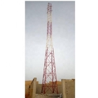 Telekommunikations-Stahlturm RDS RDU mit Klammern und Palisade-Zaun