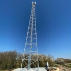 Telekommunikations-Stahlröhrenturm-heißes Bad galvanisierte 15M Height