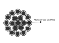 Kraftwerk-bloßer Aluminiumleiter Clad Steel Wire ACSR