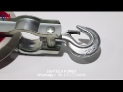 SHT Erdungsdraht-Streifenblöcke / 20KN-Gussstahl-Schabe-Streifenblöcke