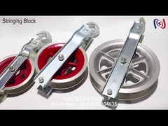 Erdungsdraht Kabel Ziehpulle Leiter Stringing Blöcke