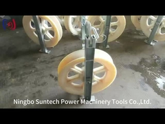 508 mm Nylon-Scheiben Transmissoin Line Conductor Stringing Pulley Blocks