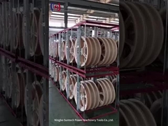 822 mm MC-Nylon-Drahtleiter-Besaitungsrollenblöcke