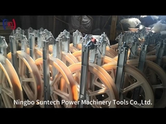 916 mm gebündelte Seilrollenblöcke zum Aufreihen von Leitern für Freileitungen