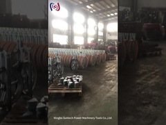 Einfach-Schaufel-Turm Erektion Stringing Werkzeuge Stahl-Pulley-Block für das Heben / Heben