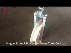 508 mm 40 kN einzelne Nylon-Drahtzugblöcke Leiter-Aufreihblöcke