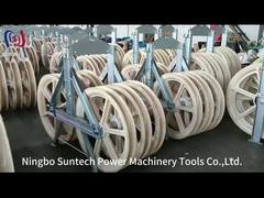 Vor- und Hinterräder Tandem-Schaufel-Streifblock Nylon-Schaufel-verzinkter Rahmen