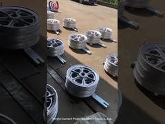 Aluminium-Schabe-Gummi-ausgekleidete Leiter-Streingblöcke