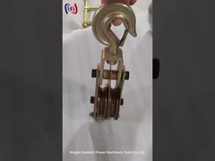 Rundes Auge Typ 3t Kabelpulley Blöcke Stahlübertragungsleitungen Stringing Werkzeuge