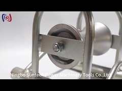 160x165mm galvanisierte Aluminium-Schwerlastkabelwalzen