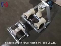 10 KN Eckkabel-Roller mit drei Scheiben-Eckrollen-Boden-Streichwerkzeuge