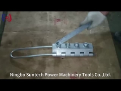Schraubenart Rundstahlseilgreifer 70KN Kabelziehung Stringing Leiterklemme