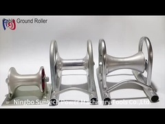 ISO-Aluminiumlegierung Gerade Linie Erdungskabel Spulenrolle Stahlkabelrolle