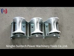 Schnürwerkzeuge Drei Nylonscheiben Kabelführerroller für die Untertagearbeit