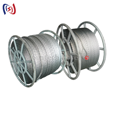 Qualität  Transmission Line Anti Twisting Braided Galvanised Conductor Steel Pilot Wire Rope Fabrik