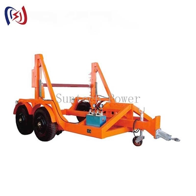 Qualität  Heavy Duty Cable Reel Trailer 20T Capacity for Industrial Transport Fabrik