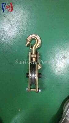 Qualität  Professional Hoisting Tackle Block and Tackle System for Heavy Duty Lifting with 10-200KN Rated Load in Electrical Construction Projects Fabrik