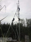 Stahl-heißes Bad Q355 galvanisierte Guyed-Mast für Telekommunikation