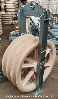 916 x 110 mm Freileitungs-Fünf-Scheiben-Leiter-Aufreihungsblöcke