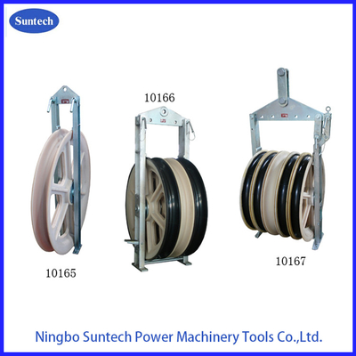 1040 mm MC Nylonräder Leiter Stringing Pulley Block mit galvanisiertem Stahlrahmen