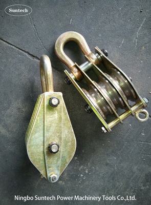Ein-Schaufel-Tower-Erektionswerkzeuge, Stahlpulley-Block für das Heben
