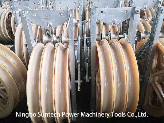 660mm Lux obenliegende Nylonlinie Kabelader Stringing Blocks Pulley