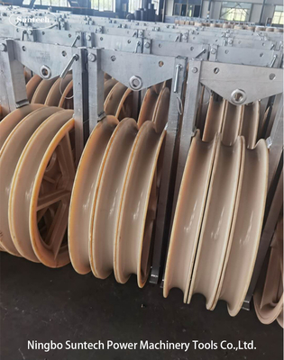 822mm großer Durchmesser-zusammengerollter Leiter Stringing Pulley Block