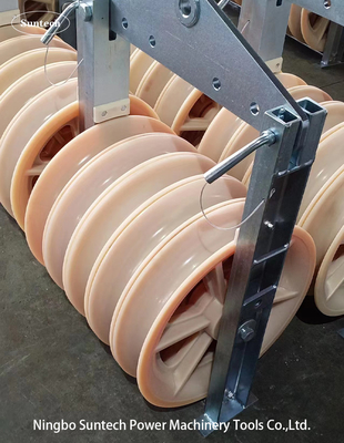 660mm Nylone Garben-Pilot Wire Rope Condutor, das Flaschenzug-Block aufreiht