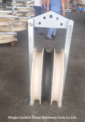 80kN OD 660mm Nylon-Schaufel-Leiter-Streifenblöcke für Übertragungsleitungen