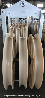 Bauübertragungsleitungen Stahl-Schaufel-Kabelleiter Stringing Pulley Block