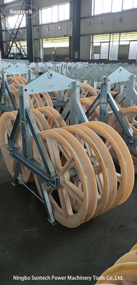 Bauübertragungsleitungen Stahl-Schaufel-Kabelleiter Stringing Pulley Block