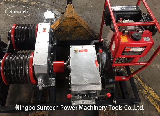 5 Ton Double Capstan Cable Winch Abziehvorrichtung mit Maschine 13HP Hondas GX390